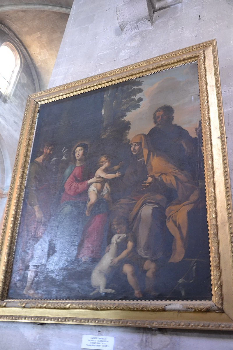 Sacra Famiglia con santi - Cathédrale Sainte Anne d'Apt